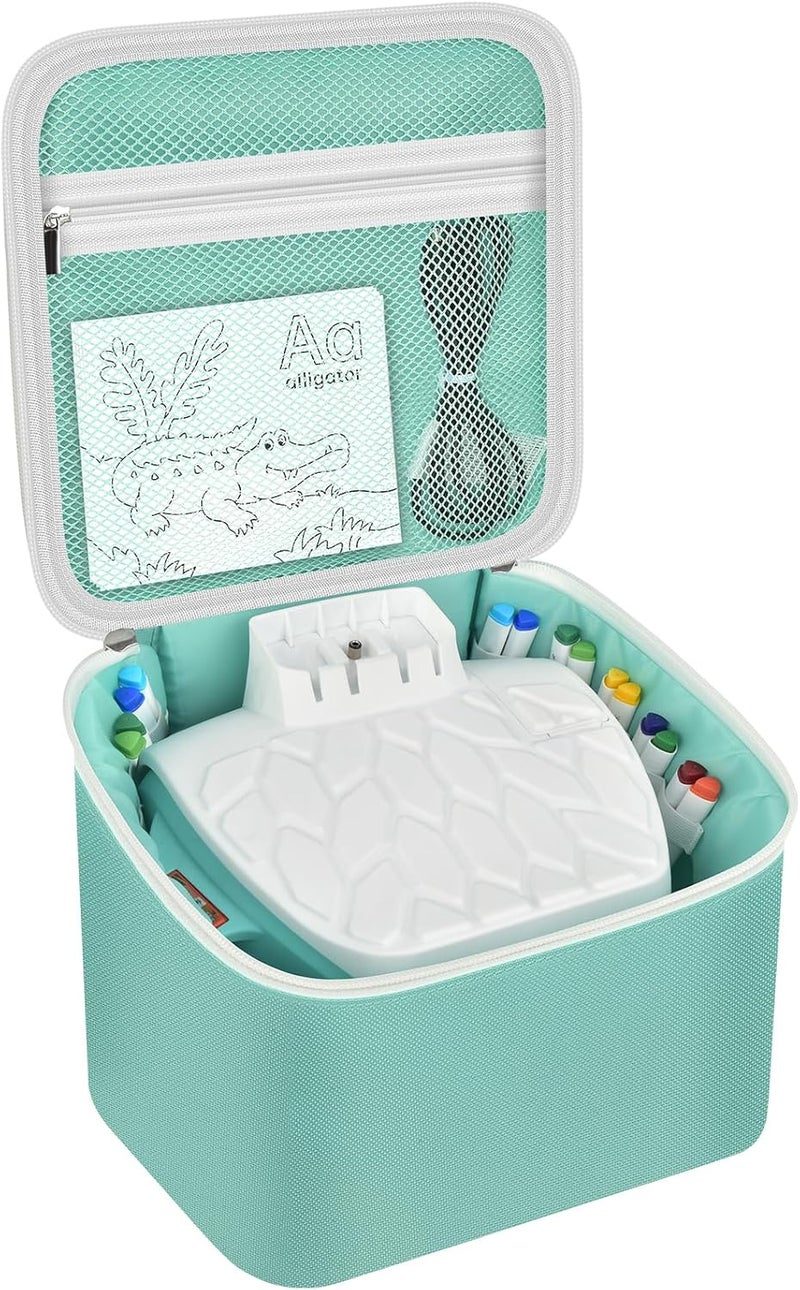 SAIKA Carrying Case for Flycatcher Smart Art Sketcher 2.0 Projector, Kids Drawing and Tracing Projector Storage Bag, Portable Doodle Toys Protective Organizer for Accessories Light Blue(Box Only) - Image 1